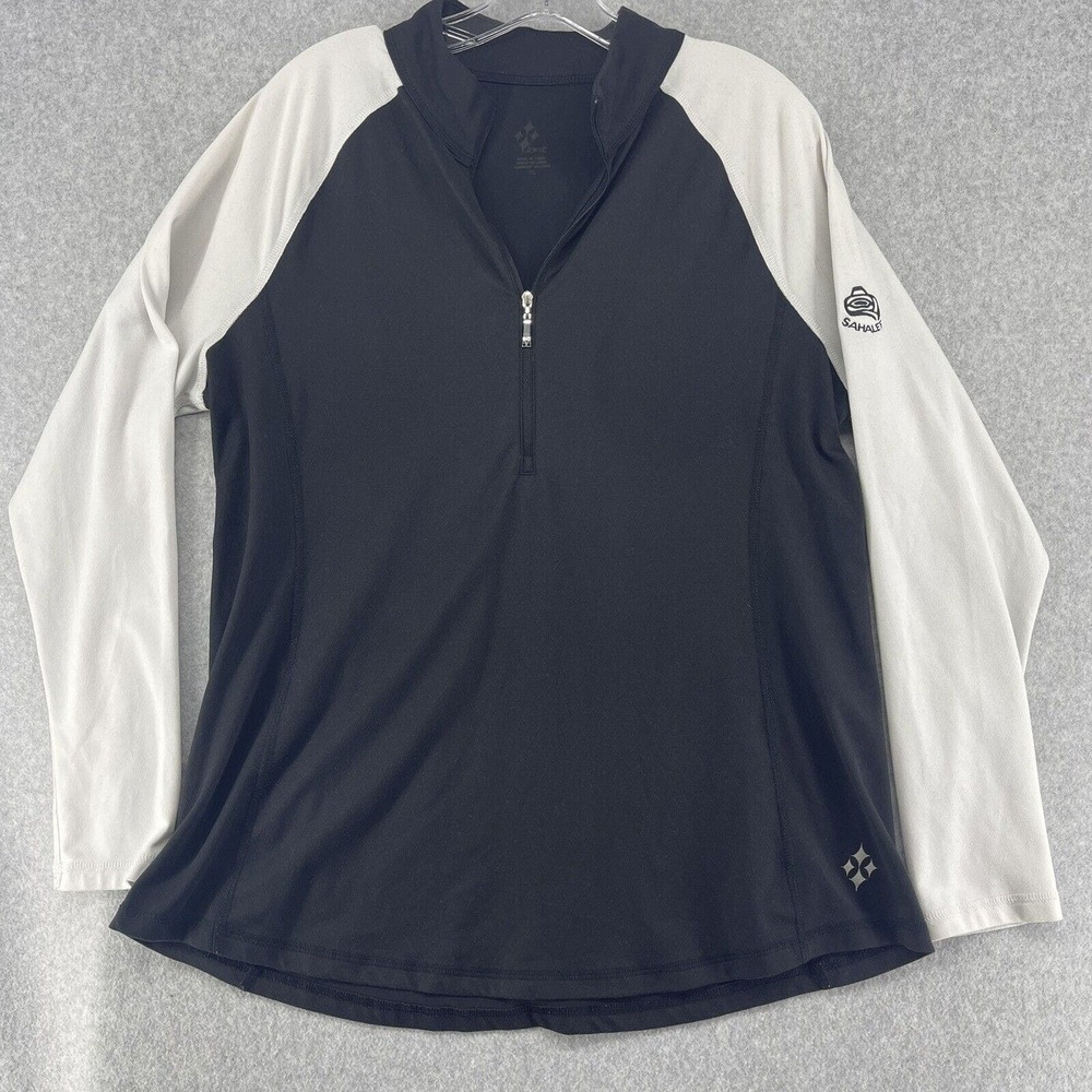 Jofit Golf Sweater Womens XL 1/4 Zip Pullover Long Sleeve Activewear Sahalee CC